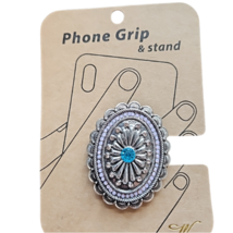 Southwestern Phone Grip Silver Turquoise image 2