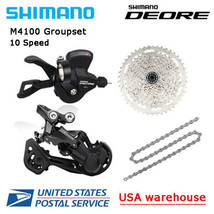 New Shimano Deore M4100 10 Speed Drivetrain Groupset 42T 46T MTB (OE) - £84.27 GBP+