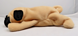 Ty Beanie Baby Plush Toy Pugsly the Pug 8 in Stuffed Animal Vintage No Swing Tag - £6.55 GBP