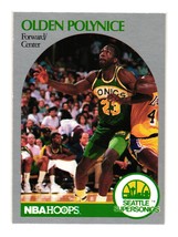 1990-91 Hoops #283 Olden Polynice Seattle SuperSonics - £1.57 GBP