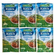 6 Hidden Valley Original RANCH Seasoning Mix Gluten Free 1oz packet 8/22... - £13.35 GBP