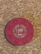 Monte Carlo Casino Reno Nevada $1 Non-Negotiable Chip 1970s - $175.40 MXN