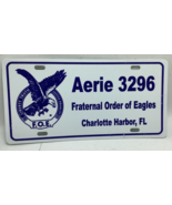 Fraternal Order Of Eagles FOE #3296 Charlotte Harbor, FL  License Plate ... - $18.52 CAD