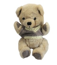 Vintage Bear Brown Jointed Knit Sweater Taiwan - £13.75 GBP