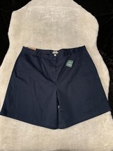 New LL Bean Original Fit Bermuda Shorts Women’s Size Plus 26W 9” Inseam - $24.48