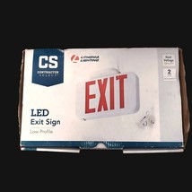 Lithonia Lighting LED Exit Sign Low Profile Dual Voltage Universal Mounting - $29.97