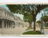 Residence at Marti or Prado Promenade Postcard Habana Cuba La Esperanza  - $17.82