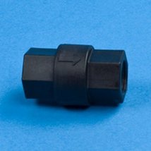 3/4&quot; FNPT Polypropylene Check Valve w/FKM Seals &amp; 302 SS Spring - $16.65