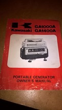 Kawasaki GA1000A GA1400A Portable Generator Owners manual - £46.68 GBP