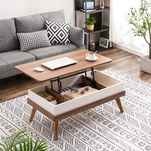Modern Lift Tabletop Dining Table For Living Room Reception/Home Office,... - $311.92