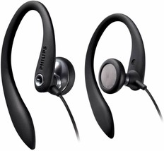 Philips SHS3200BK/37 Flexible Earhook Headphones, Black - £27.96 GBP