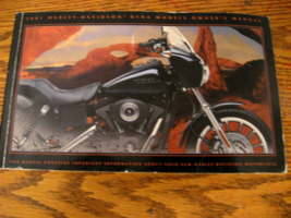 2001 Harley-Davidson Dyna Owner&#39;s Owners Manual Super Glide Low Rider Fat Bob - £35.41 GBP