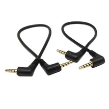 3.5Mm Trrs Cable, (2-Pack) Gold Plated 90 Degree Right &amp; Left Angled 3.5... - $17.99