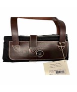 VTG DOONEY &amp; BOURKE black w/ brown Leather Medium Travel Tote NWT - $205.24 CAD