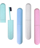 4 Pack Travel Toothbrush Case Portable Travel Toothbrush Holder Plastic ... - $196.87 MXN