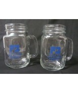 FARM BUREAU COULD YOU LIVE WITHOUT FARMERS PAIR CRYSTAL JAR MUGS WITH HA... - £9.99 GBP