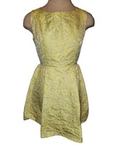 Jun &amp; Ivy Dress Women&#39;s Size Medium Yellow Flower Overlay Sleeveless  - £10.21 GBP