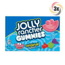 3x Packs Jolly Rancher Gummies Original Assorted Flavors Theater Candy 3.5oz - £11.45 GBP