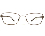 Flexon Eyeglasses Frames LANA 210 Matte Brown Square Cat Eye Full Rim 55... - $51.28