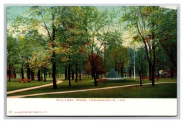Military Park Indianapolis Indiana IN UNP UDB Postcard Y4 - £2.37 GBP