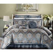 Chic Home CS4622-AN 9 Piece Aubrey Decorator Upholstery Quality Jacquard Scroll  - $292.99