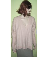 Women&#39;s ZARA KNIT Italian Yarn Knit V Neck Sweater Size Medium - £23.59 GBP
