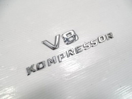 04 Mercedes R230 SL55 emblem for fenders V8 Kompressor - $18.69