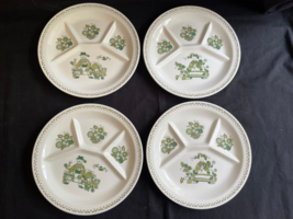 4 x Turi Designs Figgio Market Fondue Plate Man / Woman Vintage 1977 Norway - $220.67