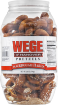 Wege of Hanover Sourdough Hard Pretzels, 1-Pack 28 oz. Barrel - £19.74 GBP
