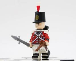 Britain Infantry Sergeant Napoleonic Wars Battle of Waterloo Minifigure  Bricks - £2.74 GBP