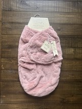 Oh So Dreamy Faux Fur Swaddle Pink 0-3 Months Baby Infant Blanket Wrap-NEW! - £15.87 GBP