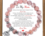 Mother&#39;s Day Gifts for Mom Her Wife Elephant Gifts for Mom, Natural Ston... - $16.58