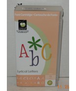 Provo Craft Cricut ABC Lyrical Letters Cartridge Retired Complete 29-0708 - $26.19