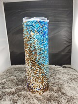 Beach Ombre Rhinestone 30 oz Straight Skinny, Ready To Ship - £23.59 GBP+