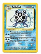 38/102 Poliwhirl WOTC Base Set Pokemon Card Non Holo Excellent 1999 - £7.96 GBP