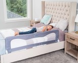 Bed Rails for Toddlers &amp; Infants Extra Long Crib Rail Safety Guard Grey ... - $90.08