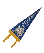 Mini Pocono Mountains Pennant 12&quot; 1960s Felt Souvenir Vintage Deer Hunti... - €17,00 EUR
