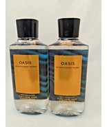 x2 Bath &amp; Body Works Oasis FOR MEN 3 in 1 Shower Gel Hair Face Body Wash... - £21.11 GBP