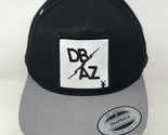 Dutch Bros Brothers Coffee Lightning Bolt Patch Hat Snapback DBAZ Blue Gray - $21.73