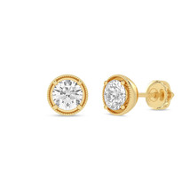 Authenticity Guarantee 
14k Yellow Gold 1.5Ct TDW Lab Created Round Diamond S... - £1,374.88 GBP