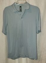 Kirkland Signature Smal Petite Gray Pullover Short Sleeve Shirt 2 Button - $9.99