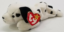 AG) TY Beanie Babies Dotty Stuffed Dalmatian Dog October 17, 1996 - $7.91