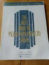 The First Book of Mezzo-Soprano/Alto Solos Part 1 NO CD Songbook Sheet Music - £23.64 GBP