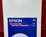 Epson A3 Matte Presentation Heavyweight Paper 11.7 x 16.5 50 Sheets S041... - $29.65