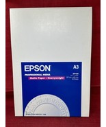 Epson A3 Matte Presentation Heavyweight Paper 11.7 x 16.5 50 Sheets S041... - £23.32 GBP