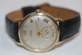 Vintage 1950&#39;s OMEGA Bumper Automatic 14KGF Men&#39;s Watch Ref. F 6212 CAL 342 - $696.25