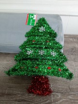 (1) Christmas House Tinsel Christmas Tree Decoration, Hanging Plastic-NE... - £12.70 GBP