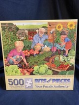 BITS AND PIECES 500 Pieces Puzzle,  Grandad&#39;s Garden Harvest Time COMPLETE - $7.63