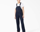 Dickies Women&#39;s Size Lg Relaxed Fit Bib Overalls  Blue Denim NWT - $34.60