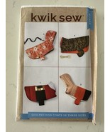 Kwik Sew 4353 Sewing Pattern Quilted Dog Coats in Three Sizes, Accessories - $129.73 MXN